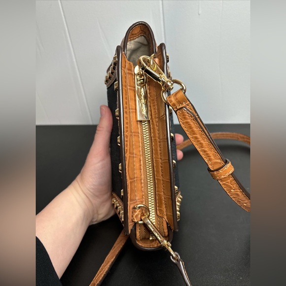 Michael Kors Selma Mini Messenger Dark denim Purse Crossbody - Picture 5 of 16